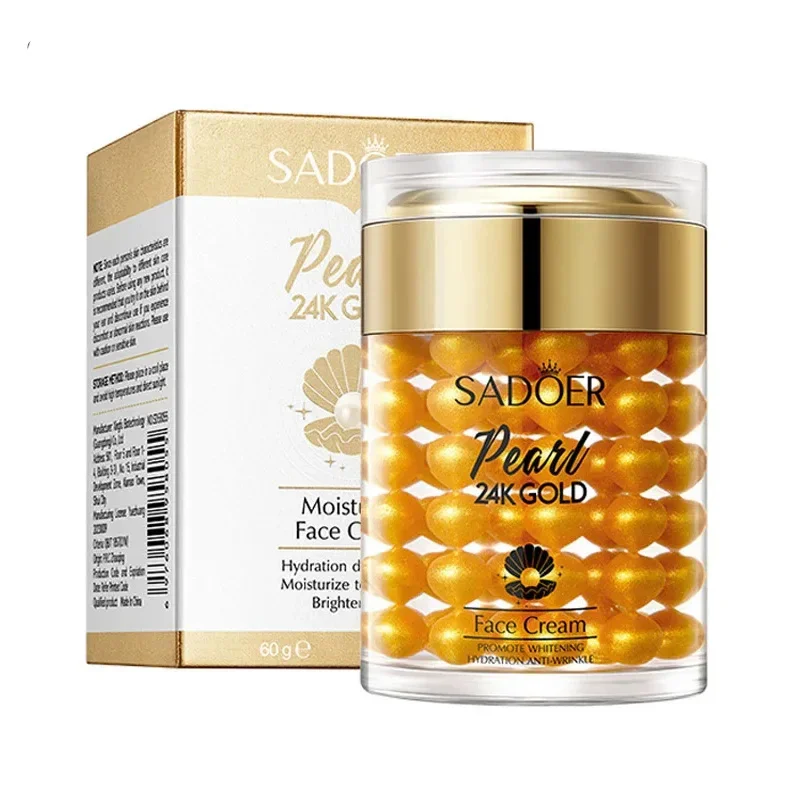 24K Golden Pearl Collagen Gesichtscreme, feuchtigkeitsspendend, aufhellend, feuchtigkeitsspendend, straffend, Gesichtscreme, Gesichtspflegeprodukte