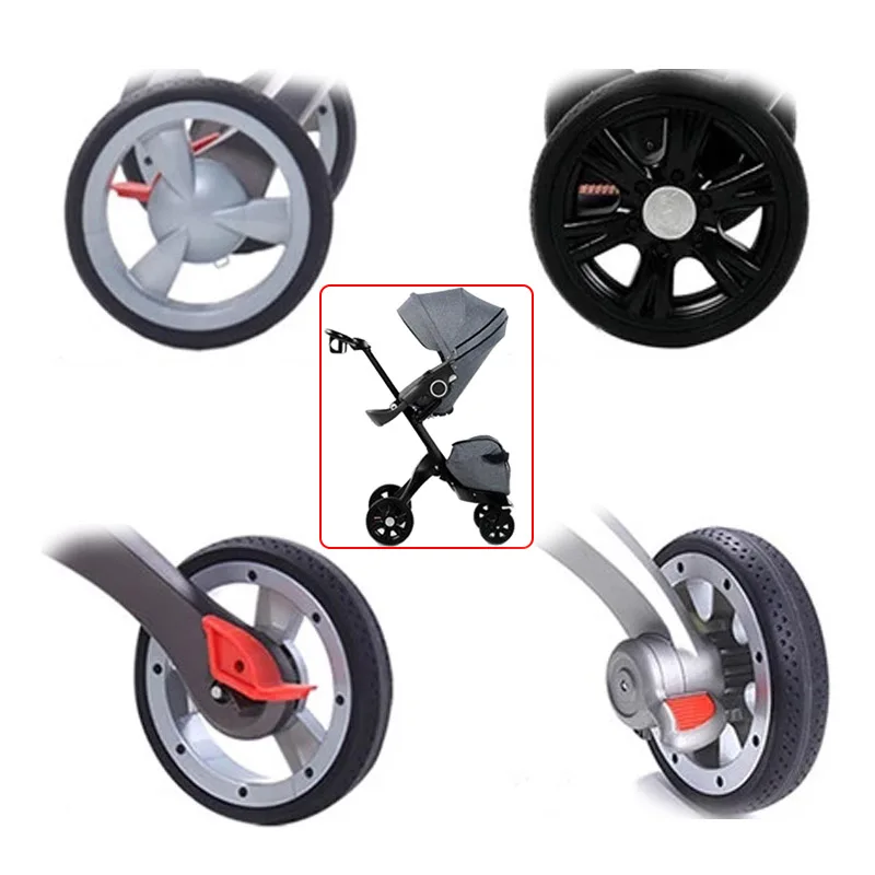Kinderwagen Rad oder Rad Reifen für Stokke Xplory V3 V4 V5 V6 Dsland Kinderwagen Vorne Hinten Rad Baby Buggy Ersatz Zubehör