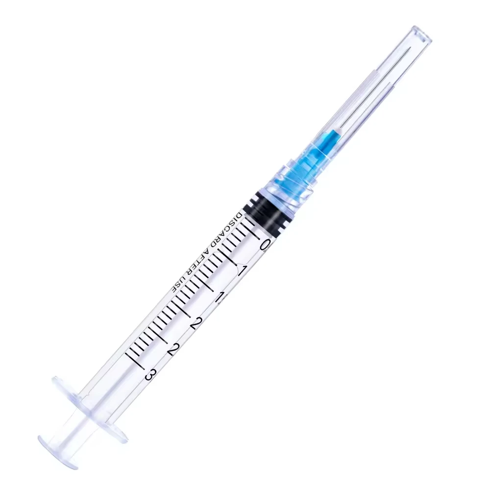 20/50 Stück 3 ml Luer Lock Veterinärspritze mit Einweg 23 g 1 Zoll Edelstahlnadel steril für Haustier Nutztier Image