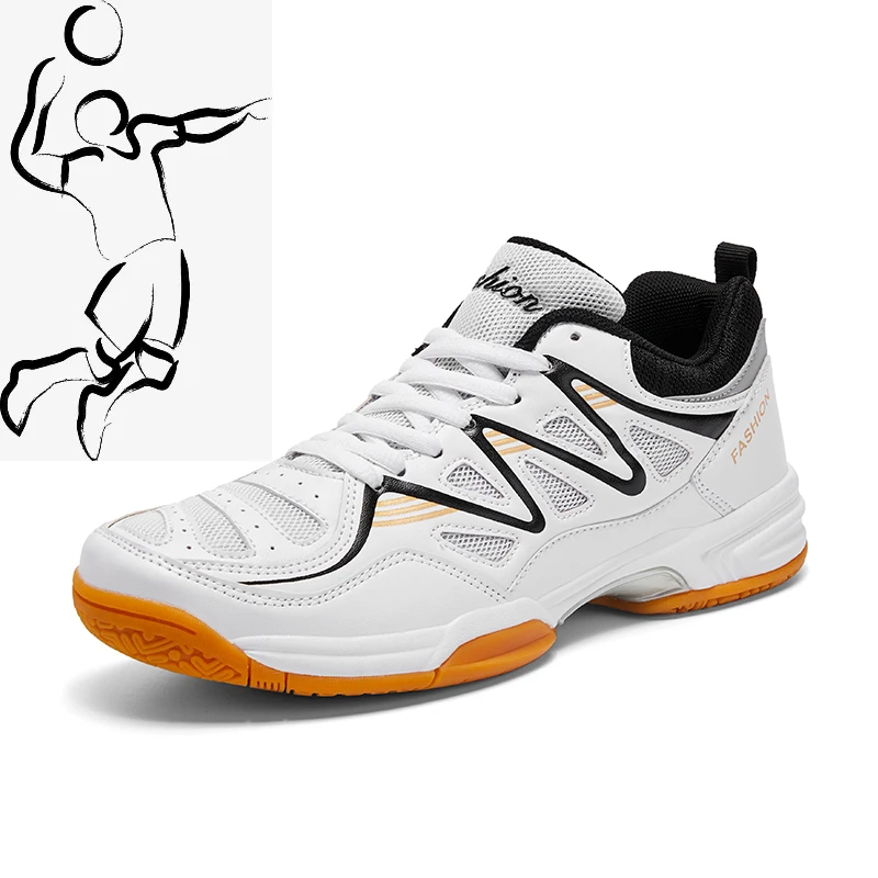 2024 neue Herren Volleyballs chuhe Outdoor Fitness Badminton Sportschuhe Mesh atmungsaktive Tennis schuhe Größe 38-48 Image
