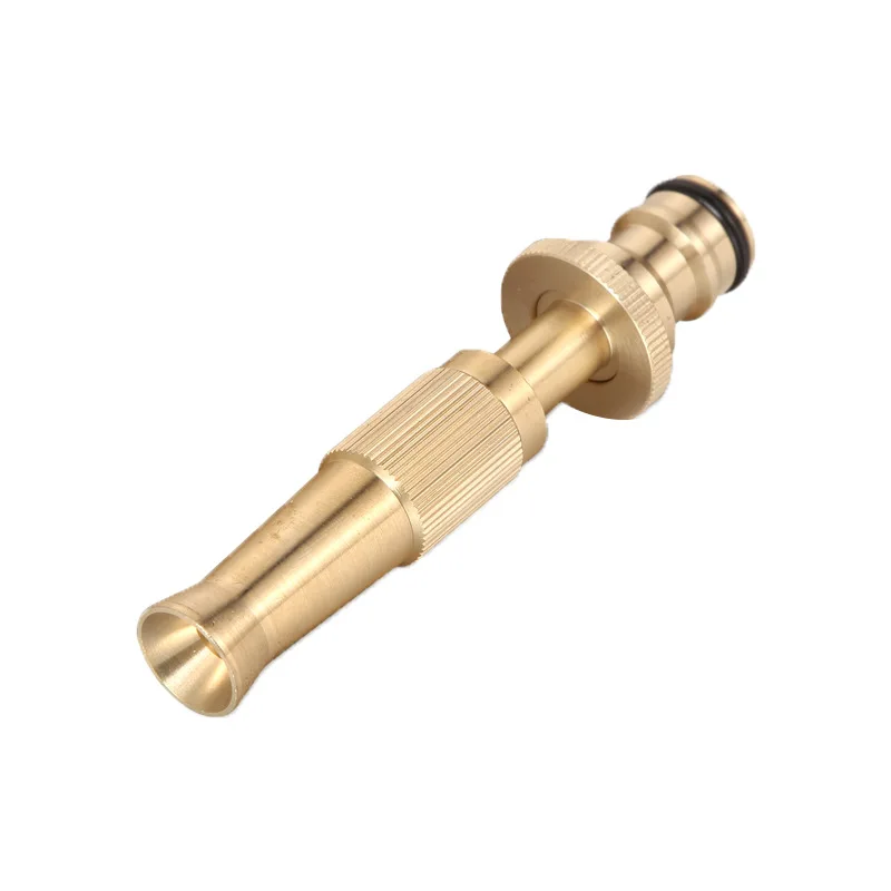 Spray Bico Pistola de Musique Bronze Alta Pressão Spray Direto Sprinkler Conector Suz casa mangueira jardim arma ajust Espero Image