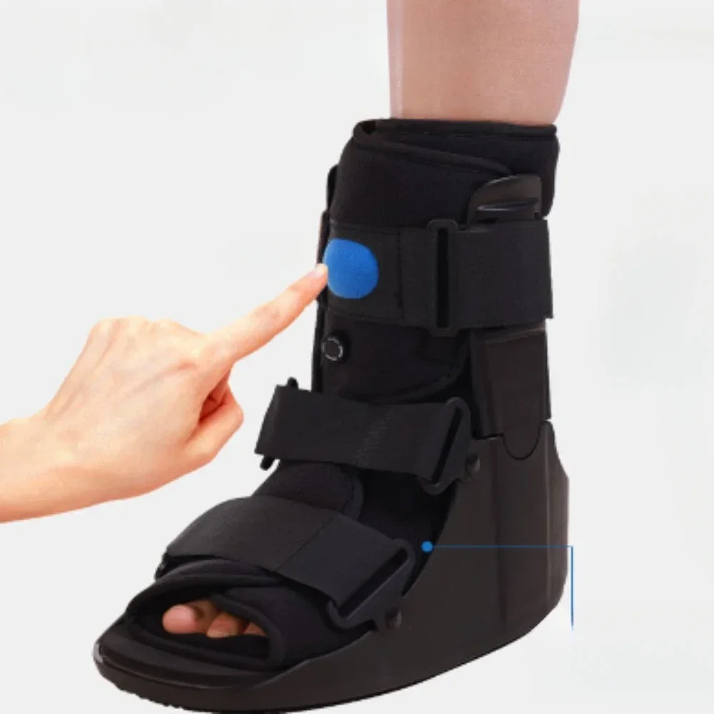 Walker Brace Kurzer Wanderschuh, Airbags, Stiefel, postoperative Rehabilitation für Stabilisator, verletzter Fuß, Knöchelverstauchung, gebrochene Zehenpartie Image