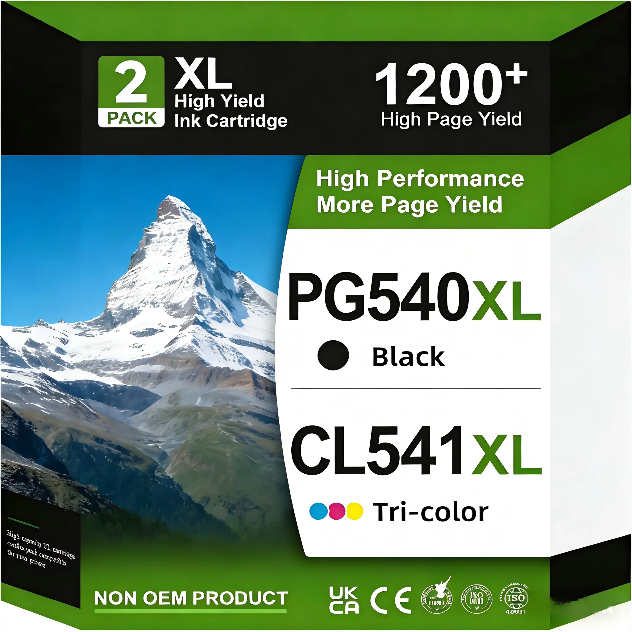 Premium PG-540 XL CL-541 XL Ersatzpatronen für Canon 540 541 PIXMA MG3650 MG3550 MG4250 MG3650S MG3600 MX475 MG2150 MG3150 Image