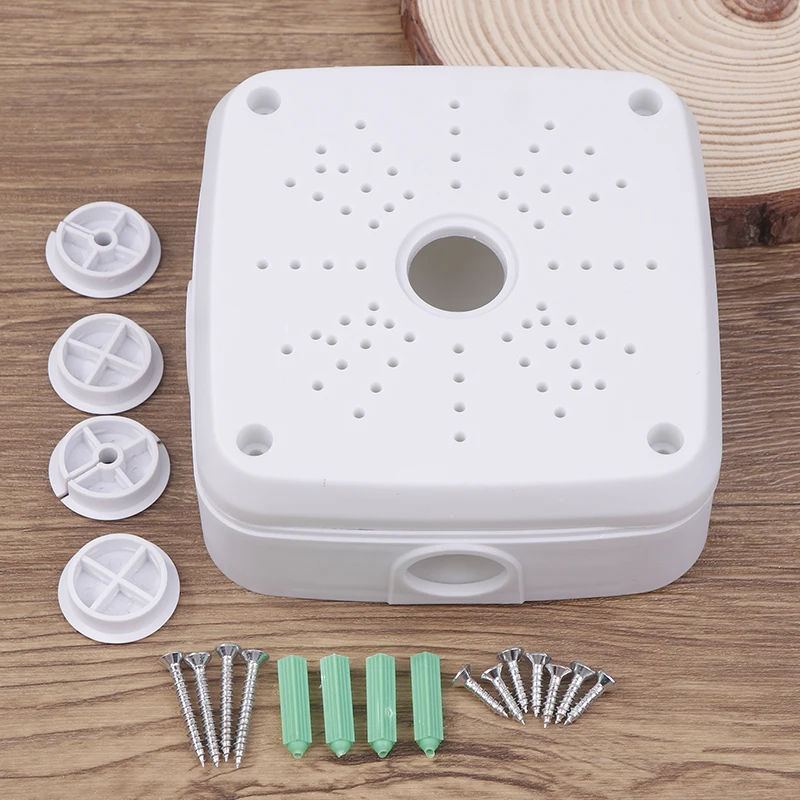 Wandständer, Sicherheitskamera-Basis, Anschlussdose, universelle Elektrokasten für CCTV-Überwachungskameras, wasserdichte Anschlussdose aus Kunststoff Image