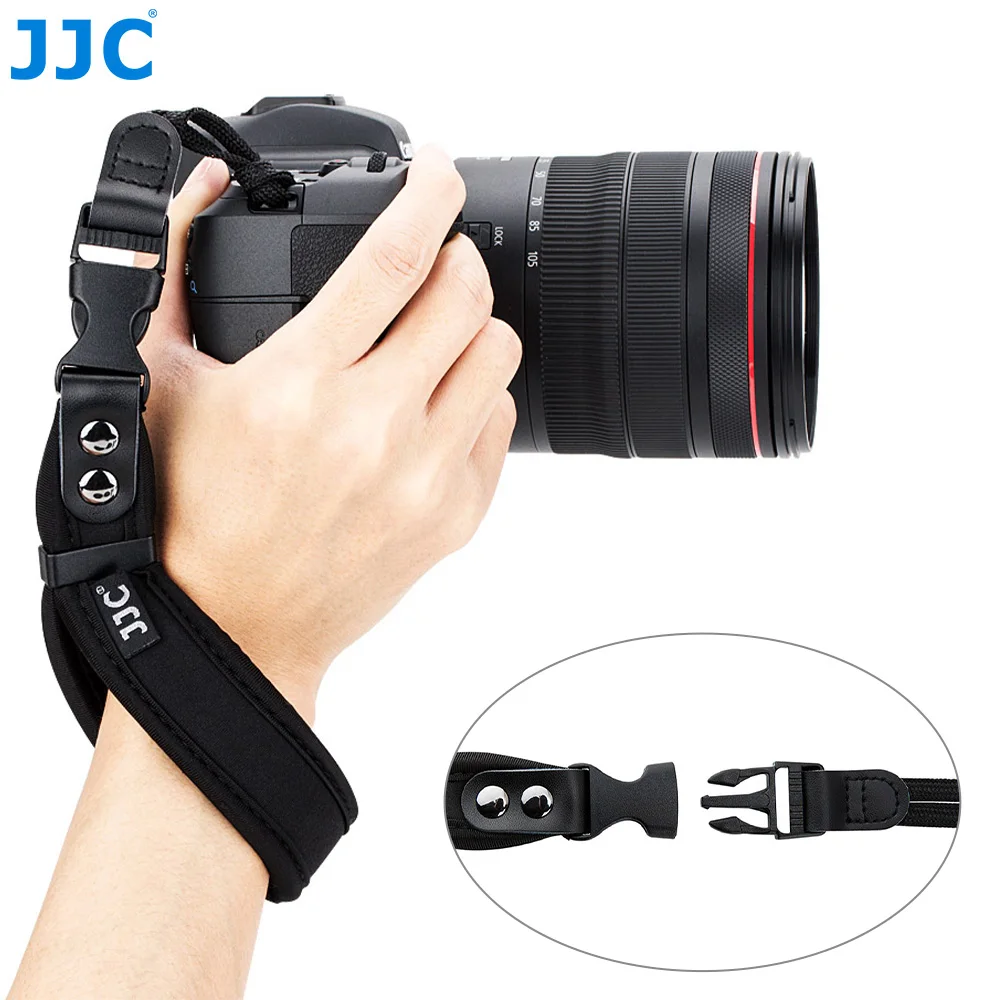 JJC Reflexkamera-Handschlaufe, verstellbare Schnellverschluss-Handschlaufe aus Neopren für Sony A7 V A7V A7M5 Canon Nikon Fujifilm Olympus Image