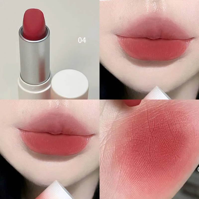 HERORANGE Garnfilz Samt Nebel Matt Lippenstift Nebel Gesicht Samt Farbe hält Make-up Lifting Farbe Whitening Lippenstift Image