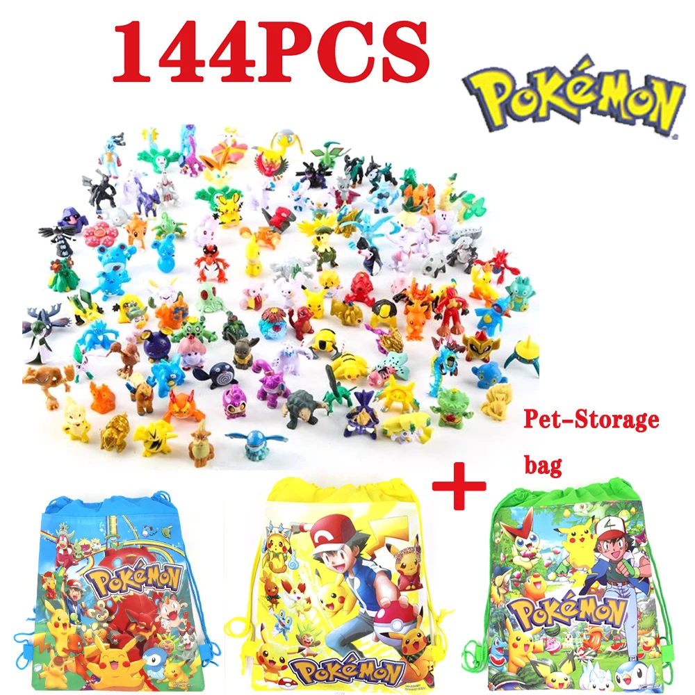 144 Pet Pok É Mon Figuren Pok É Mon Pok É Mon Twisted Egg Spielzeugpuppen Weihnachtsgeschenke für Kinder Image