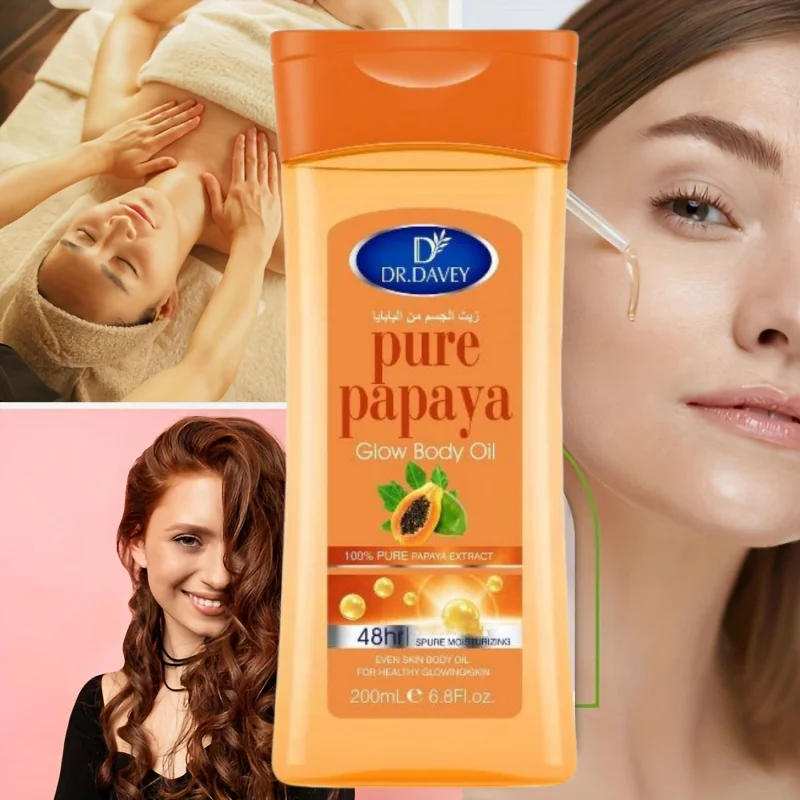 Papaya Körperöl Papaya Glow Körperöl Körpermassage Ätherisches Öl Hautpflege Ätherisches Öl Image
