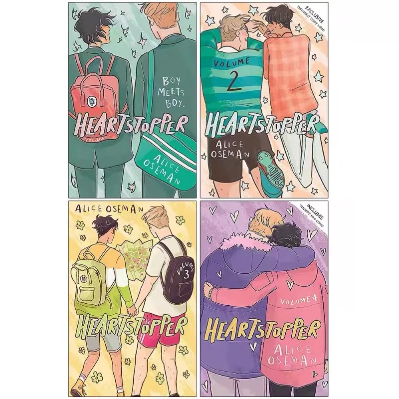 Hearts topper Serie Band 1-4 Bücher von Alice Oseman Hearts topper Serie Band 1-4 Bücher von Alice Oseman gesetzt