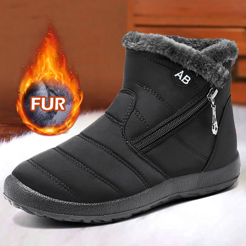 Schnee Stiefel Frau Casual Frauen Schuhe Wasserdichte Frauen Booties Leichte Stiefeletten Plus Größe Botas Mujer Winter Mädchen Stiefel