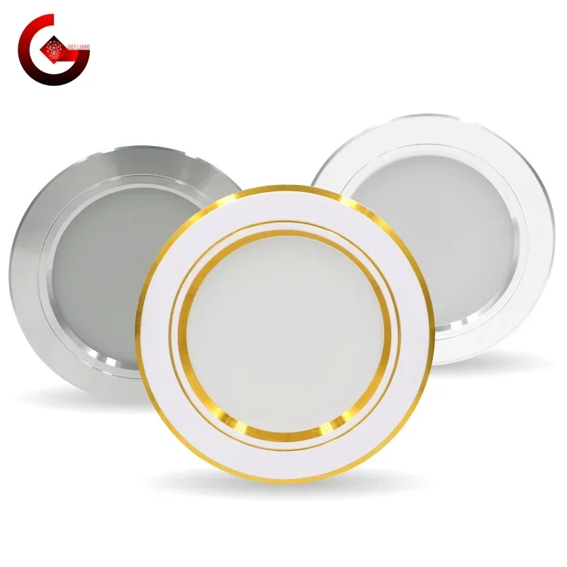 LED-Einbauleuchte 220V 5W 9W 12W 15W 18W Deckenleuchte Einbau-Downlight Runde LED-Panelleuchte LED-Spotleuchte Innenbeleuchtung