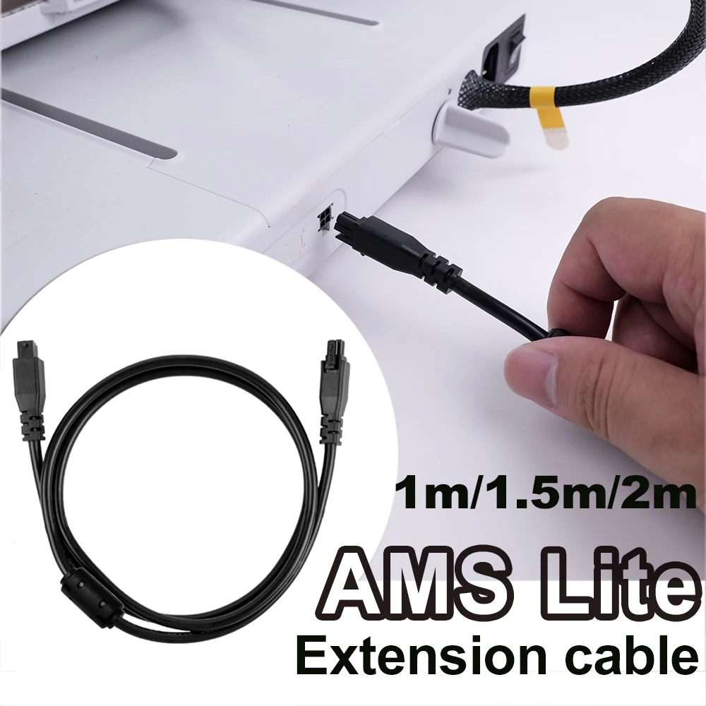 Für Bambu Lab AMS Lite 1M 1,5M 2M 4-pin Verlängerung Kabel Erweiterte Linie Für Bambus A1/A1mini 3D Drucker Teile Verlängerung Kabel Image