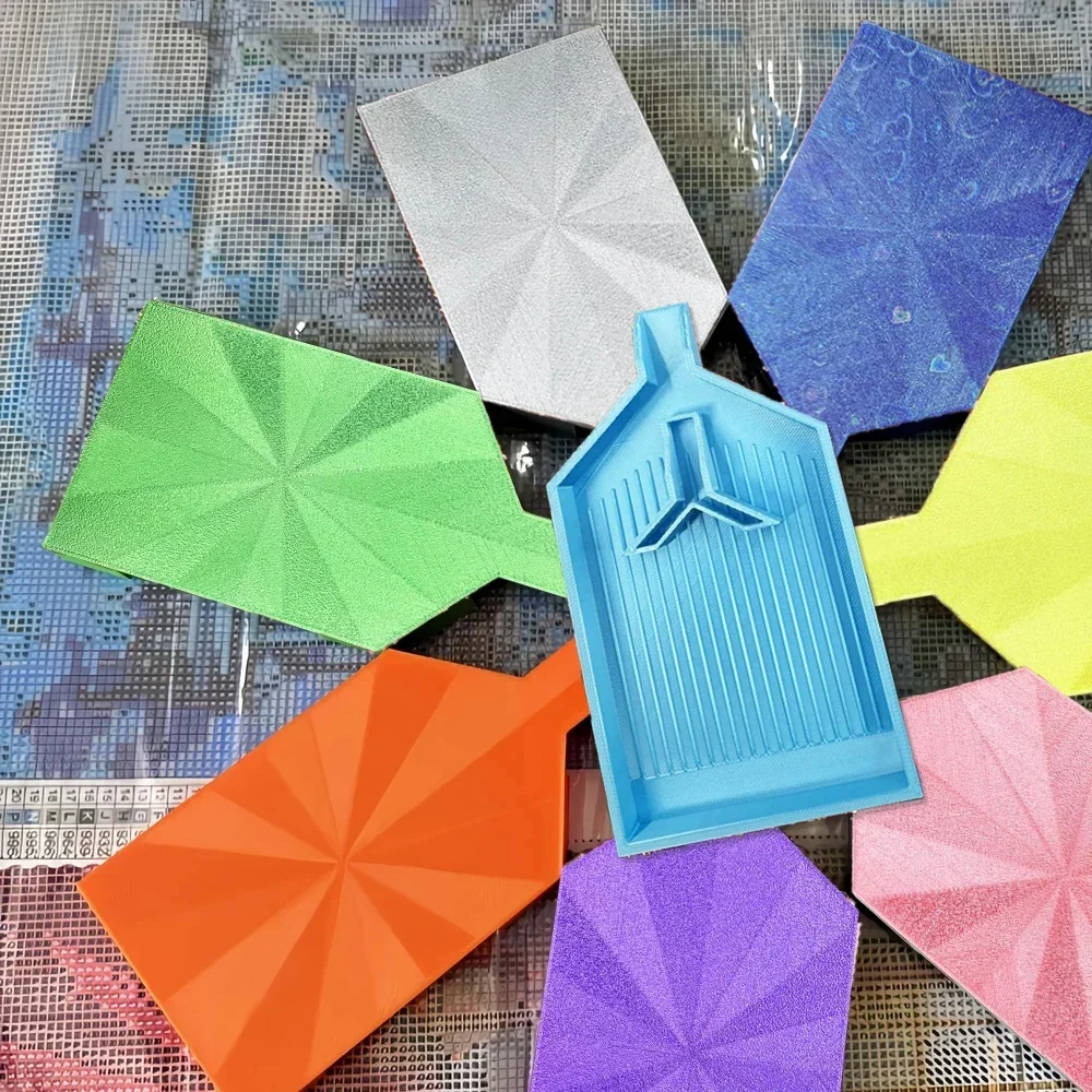 Neue große Aufbewahrungsbox für Diamantmalerei-Tablett mit Pop-up-Stecker in Y-Form für 5D-Diamantmalerei-Zubehör-Werkzeuge Image
