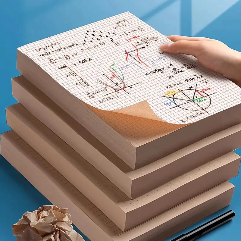 320 Blatt Entwurfs papier für Schüler entwürfe mathematisches Raster-Rendering-Papier Scheck papier leeres Malbuch Notizbuch Image