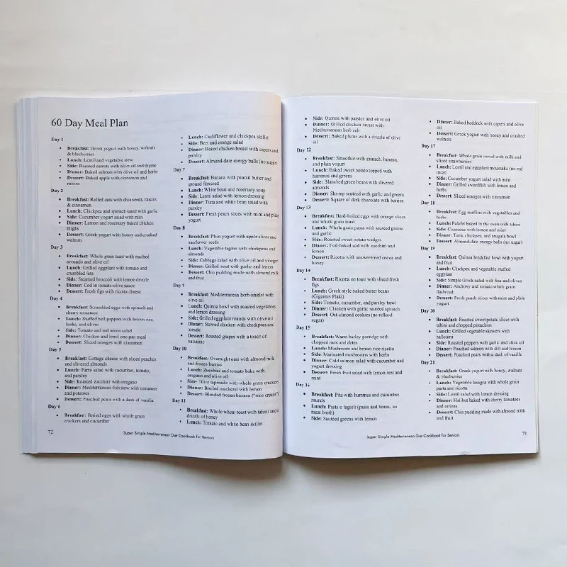 Neues, einfaches und praktisches mediterranes Diät-Kochbuch für Senioren. Mediterranes Rezeptbuch Image