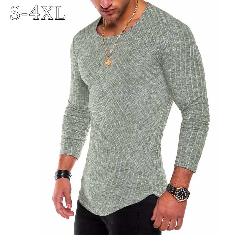 Plus Größe S-4XL Slim Fit Pullover Männer 2021 Frühling Herbst Dünne Oansatz Gestrickte Pullover Männer Casual Solide Herren Pullover Ziehen Homme