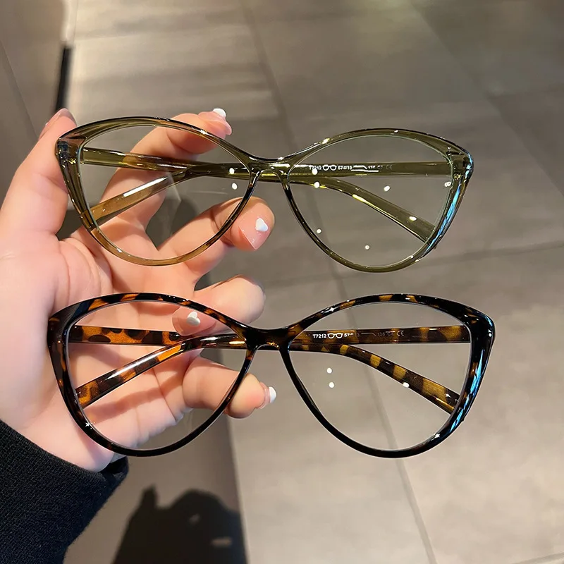Cat Eye Anti-Strahlungs-Brille für Damen/Herren, austauschbare Linse Image