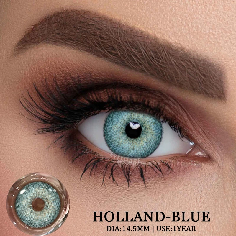 AMARA NEU 1 Paar farbige Pupillen für Augen Blaue Pupillen Grün Hochwertige farbige Kontaktlinsen Braune natürliche Linse Graue Augenlinsen Image