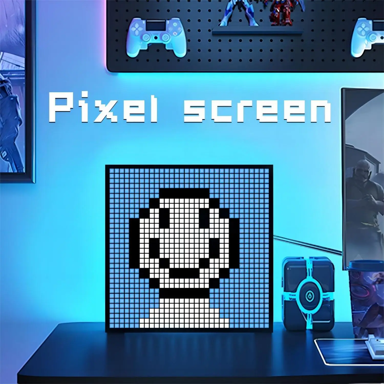 Smart LED Matrix Pixel Display RGB DIY Graffiti Bluetooth App Steuerung Kunst Display Für Gaming Room Decor Coole Animation Rahmen Image