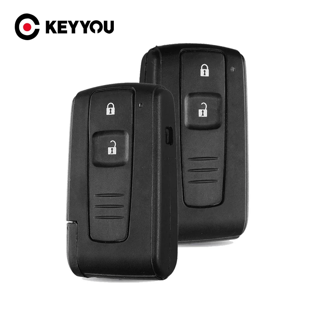 KEYYOU Fall Schlüssel Shell Gehäuse Fob Für Toyota 2004 2005 2006 2007 2008 2009 Corolla Verso Camry 2 Tasten Ersatz smart Key Image