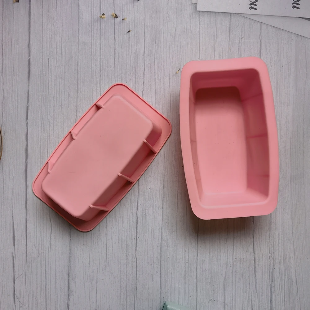 1pc Mini Toast Silikon Form Rechteckige Kuchen Pan Käse Kuchen Form Backen Form Brot Backblech Image