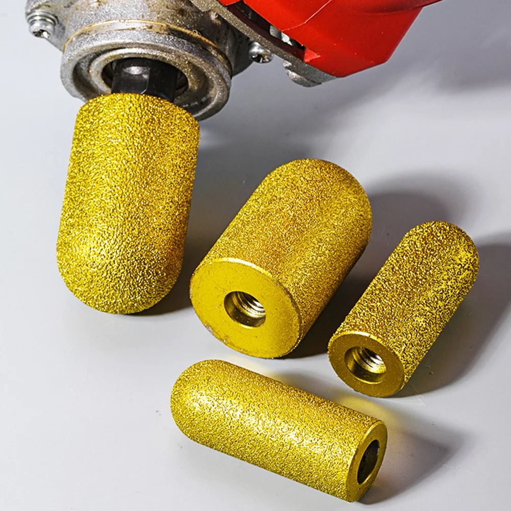 Diamantgelötete Finger-Bit-Schleifscheibe, Fräsen, Trimmen, Schleifkopf, geeignet für Winkelschleifer, Steinarbeiten Image