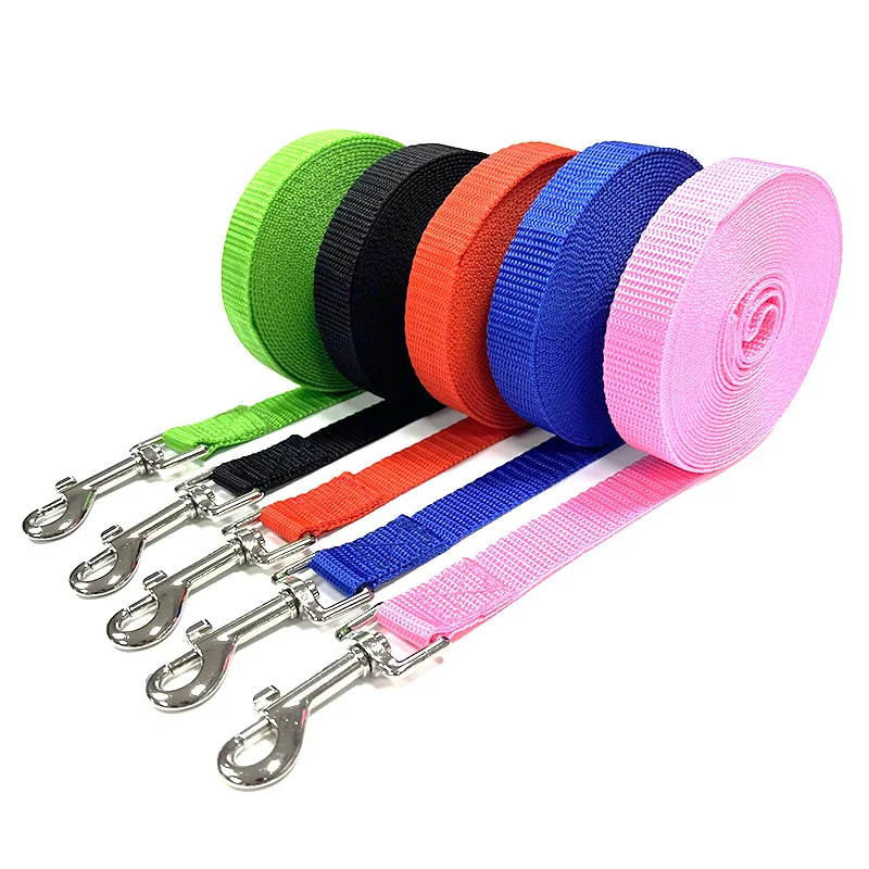 1,5 M 1,8 M 3 M 4,5 M 15 M 30 M Nylon Hundetraining Leinen Gehen Haustier Leine Lange Lanyard Zugseil für Kleine Große Hunde Leinen Artikel