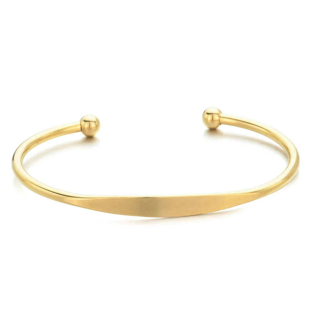 ZMZY Vintage Edelstahl Armreif für Männer Frauen Manschette Armband Unisex Casual Pulseira Herren Schmuck