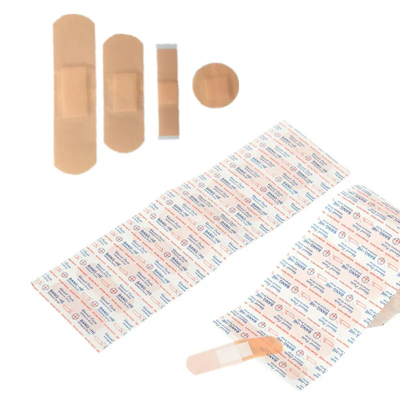 100 teile/satz Wasserdichte Baby Pflaster 4 Form Erste Hilfe Streifen Wunde Dressing Gips Haut Patch Band Klebe Bandagen Wpundplast Image