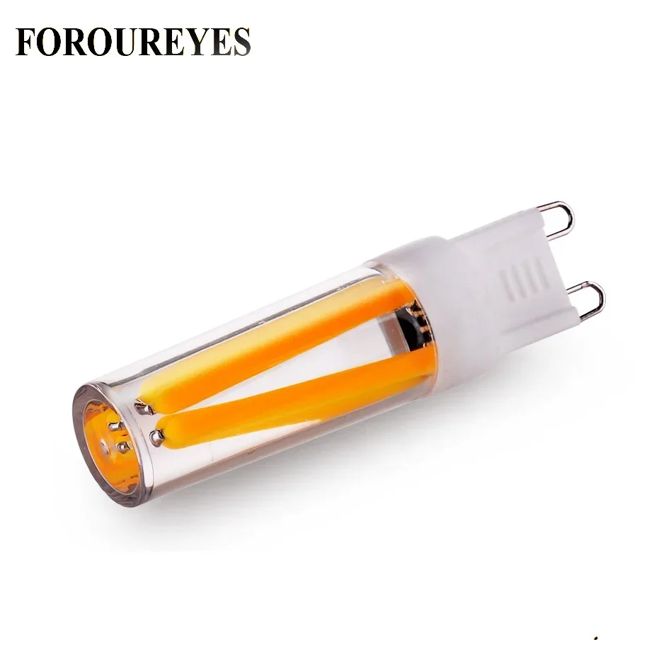 Dimmbare G9 LED-Glühbirne 110V 220V 2W 4W Filament COB Lampe Ersatz für 30W 40W Halogenlampen für Heim-Kronleuchter-Beleuchtung