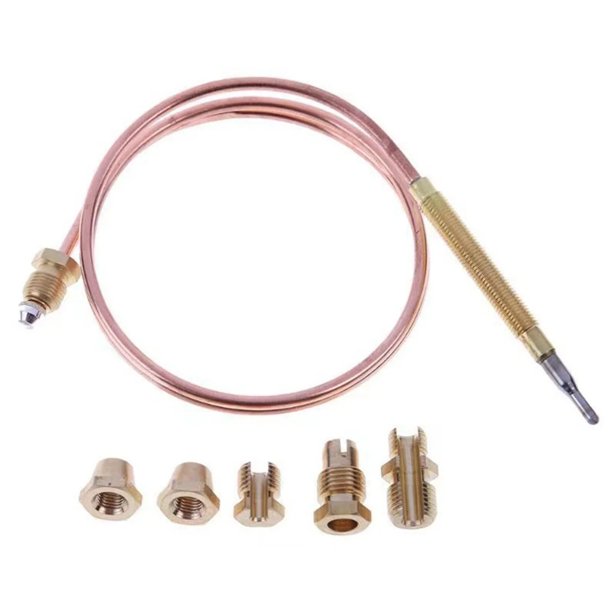 ABQR 90 cm Thermoelement-Sensor, universeller Thermoelement-Ersatz-Terrassenheizer für Gas, Kamin, Ofen, Feuerstelle, Warmwasserbereiter