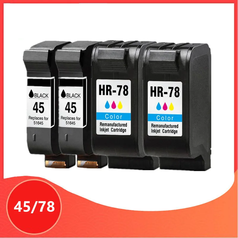 Kompatibel für HP45 für HP78 Tintenpatronen für HP 45 für HP 78 Deskjet 1220c 3820 3822 6122 6127 930c 932c 940c Drucker Image