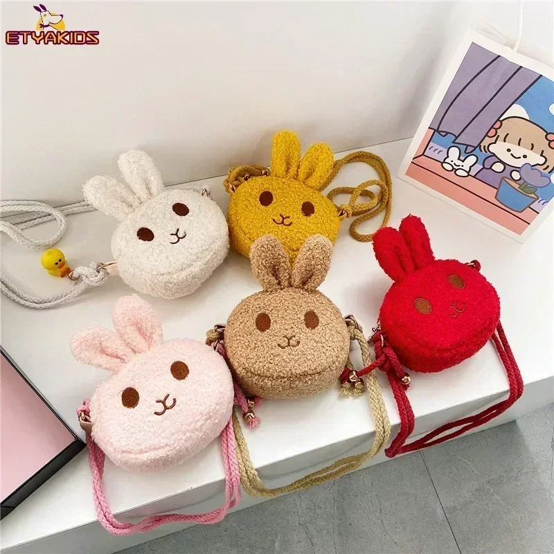 Neue Nette Kleine Kaninchen Baby Mädchen Handtaschen Mode Schule Taschen für Mädchen Kinder Kleine Schulter Mittagessen Taschen Kind Mädchen Rucksäcke