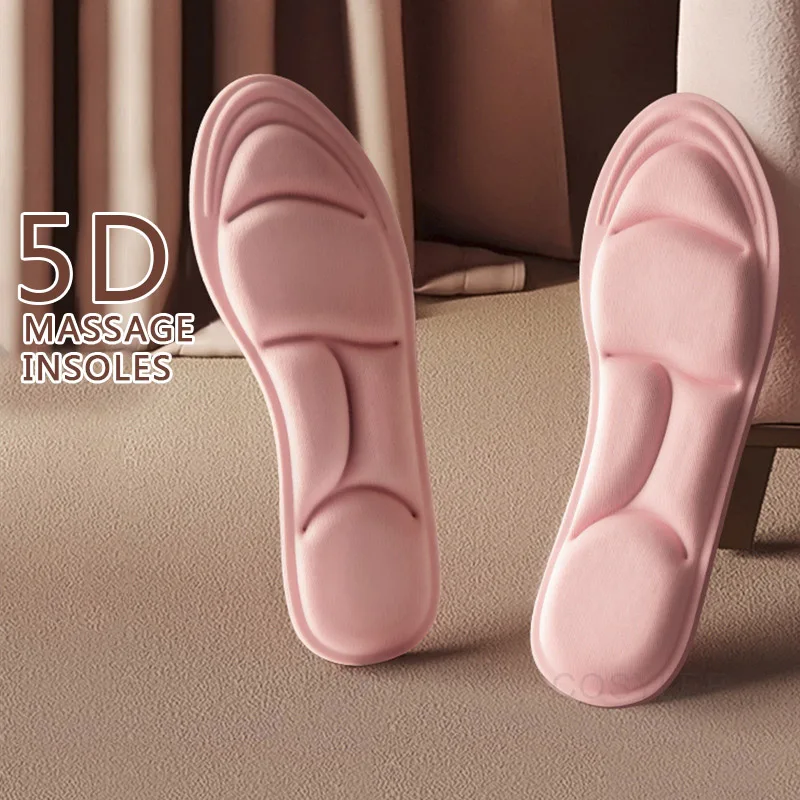 5D Massage Memory Foam Einlegesohlen Für Schuhe Sohle Atmungsaktive Kissen Sport Lauf Einlegesohlen Für Füße Orthopädische Einlegesohlen Image