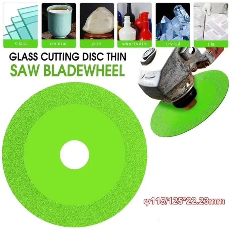 115/125mm Diamant-Glasschneidscheibe für Marmor, Keramikfliesen, Jade, Kristall, Schleifscheibe, Glasschneideblatt Image