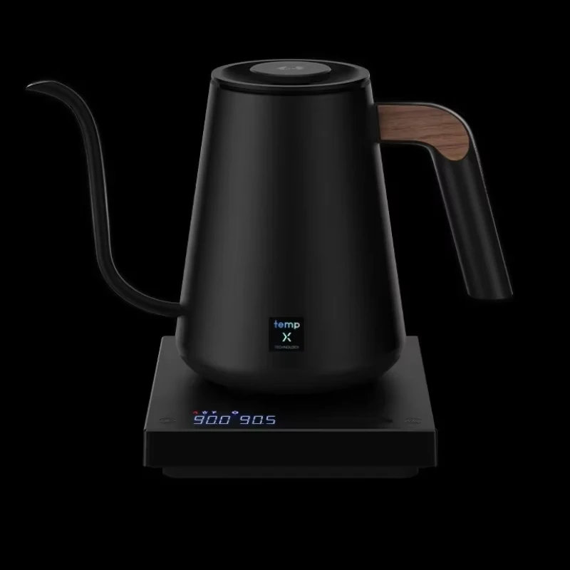 Timemore Fish Pro X 900 ml Wettbewerbstemperaturkontrolltopf, elektrischer Handspültopf aus Edelstahl, handgebrühte Kaffeekannen Image