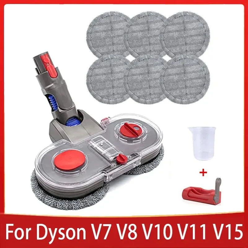 Elektrisches Moppkopf-Kit für Dyson v7 v8 v10 v11 v15gen5 Staubsauger teil Mopp aufsatz mit Wasserbehälter-Reinigungs tuch Image