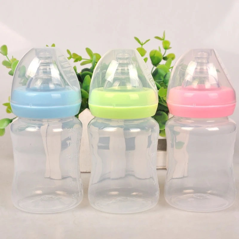 180 ml tragbare Babyflasche aus PP-Material, sicher zum Stillen, Stillbedarf, Futterspender, Saftflaschen, Babyflasche Image