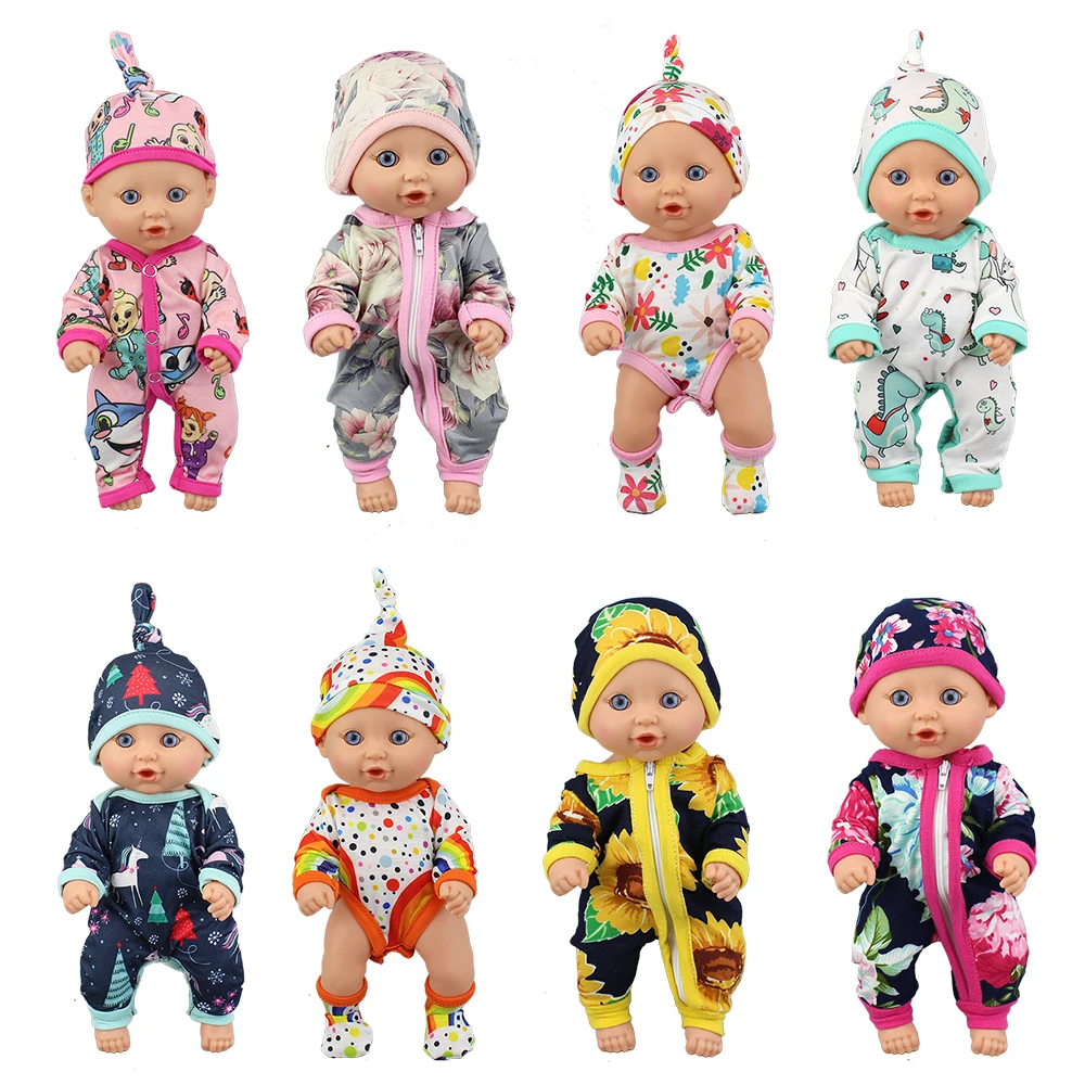 Modisches Outfit für 10 Zoll große wiedergeborene Babypuppen, 25 cm große Babypuppenkleidung.