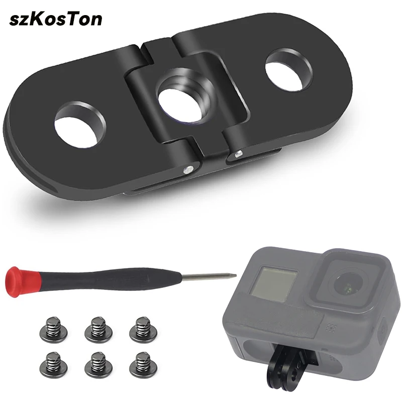 Metall Stativ Mount Adapter Für GoPro Hero 13 12 11 10 9 Halterung Basis Action Kamera 1/4'' Loch Stativ einbeinstativ Adapter Zubehör Image