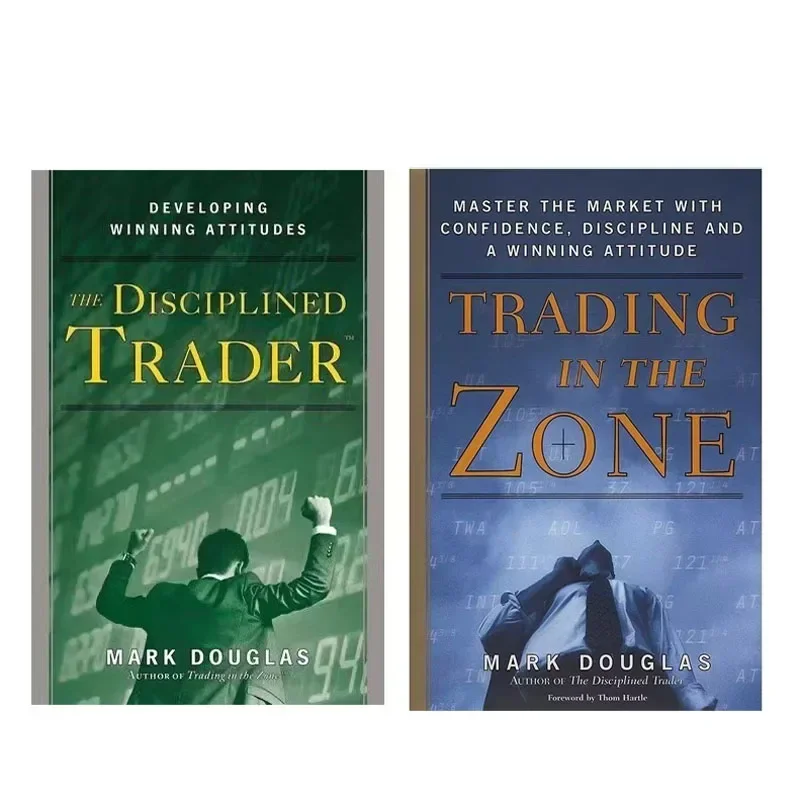 2 Bücher/Set von Mark Douglas Handel in der Zone und der disziplin ierte Händler Buch Taschenbuch in Englisch Image