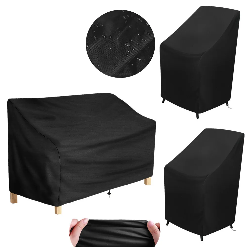1pc Terrasse Stuhl Abdeckung Wasserdicht Outdoor Garten Möbel Schützen Universal Lounge Tiefe Sitz Abdeckung Einfach Anliegende UV beständig
