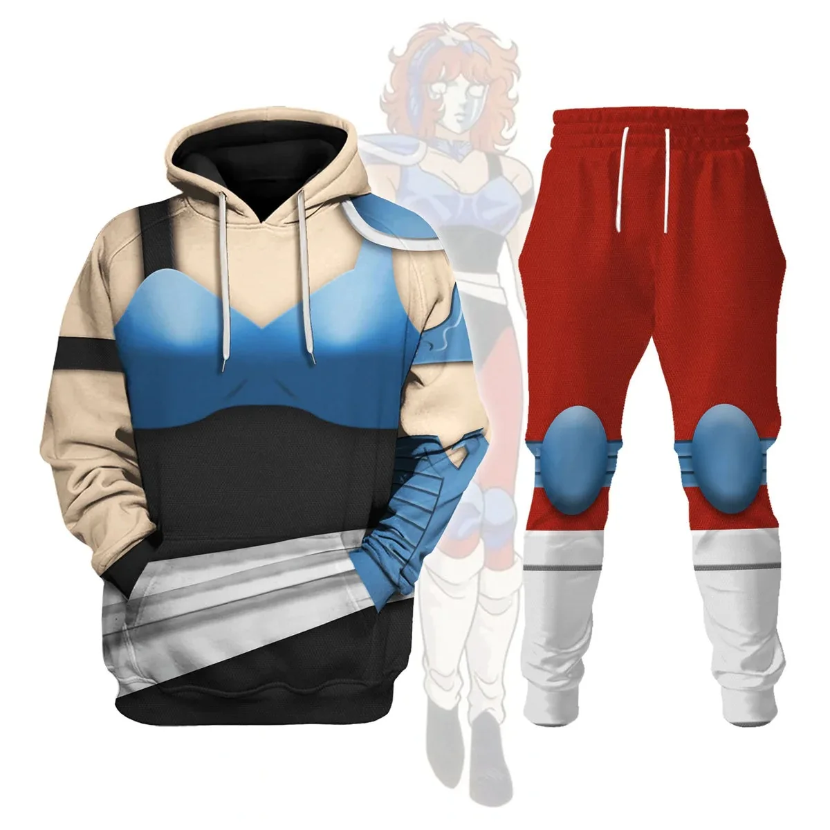 Anime Saint Seiya 3d druck hoodie hosen sets Harajuku Trainingsanzug sets Männer Sport Cosplay zwei-stück anzüge Image