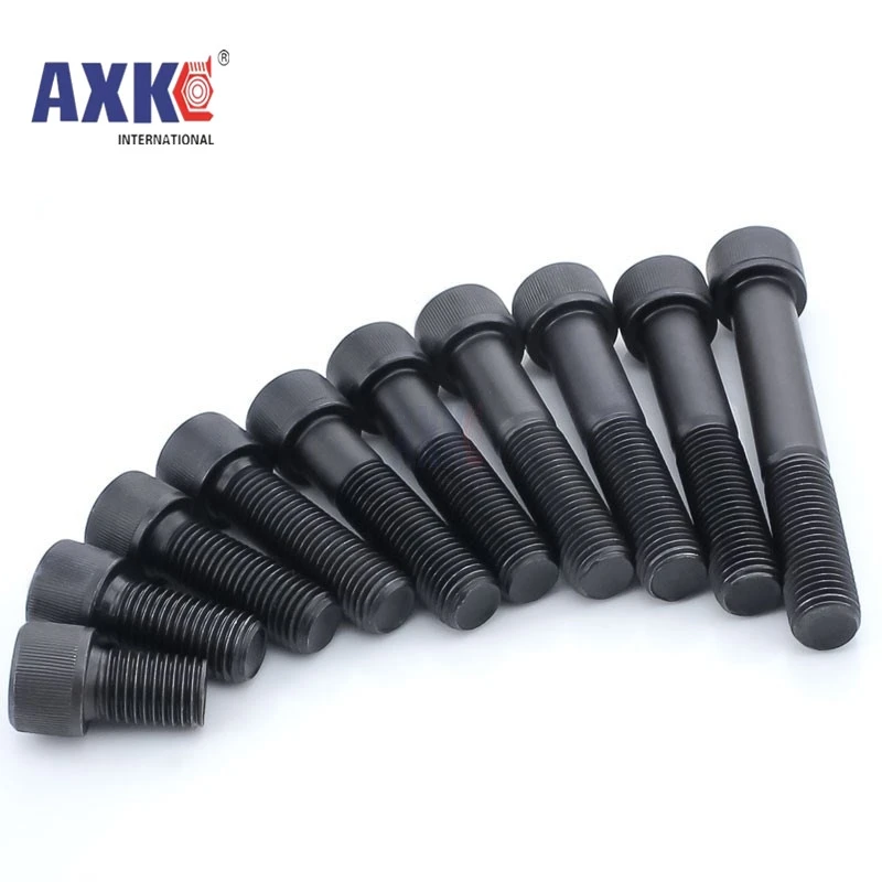20/5PCS M 1,6 M2 M 2,5 M3 M4 M5 M6 M8 DIN912 Grade 12,9 allen Hex buchse kopf schraube schwarz Hexagon Buchse Kopf Kappe Schrauben Image