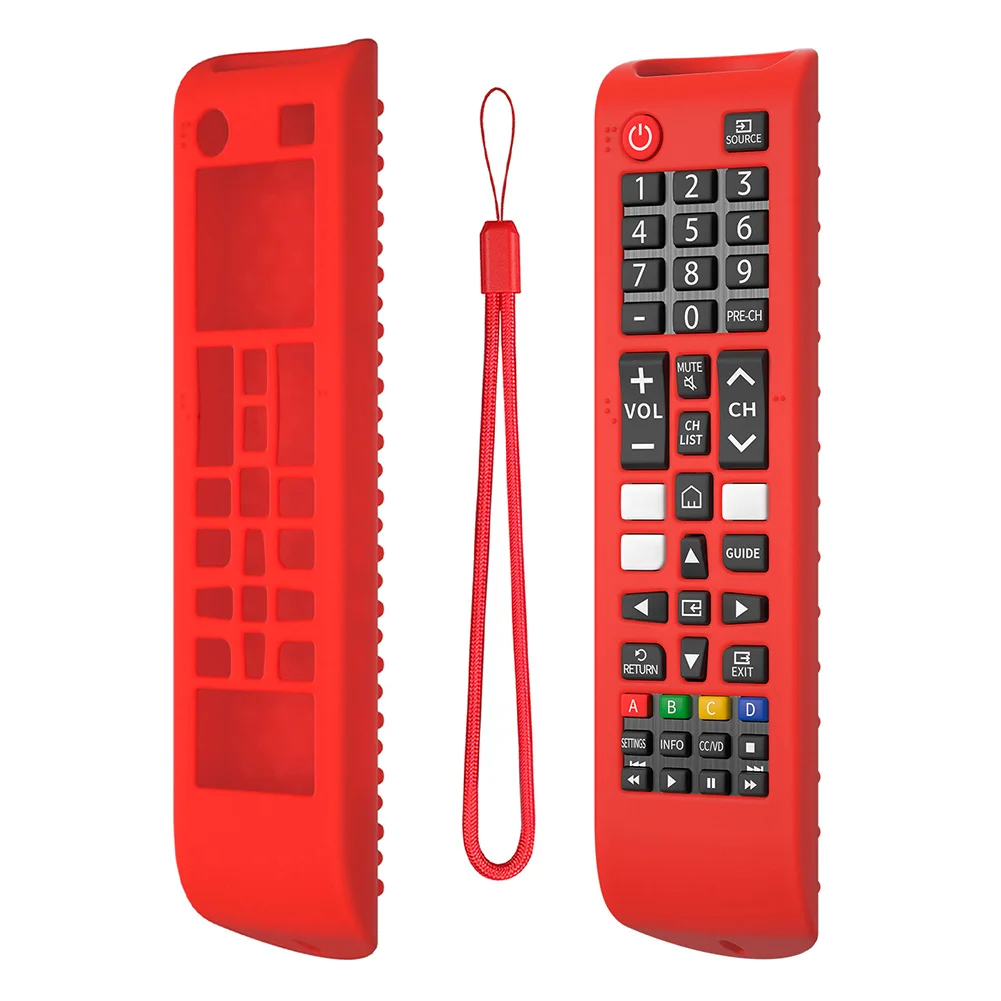 Silikon Schutzhülle Anti-Rutsch Fernbedienung Fall Schutzhülle Controller Hülse Haut für Samsung Smart TV Fernbedienung BN59-01315A 01315B Image
