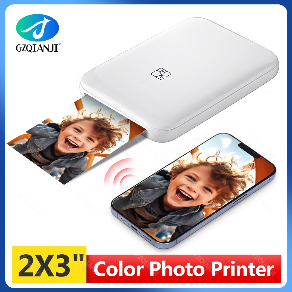 HPRT MT53 Tragbarer mobiler Mni-Taschendrucker BT Drahtloser Fotodrucker mit Zink-Technologie 2x3 Zoll Farbfotodruckerhersteller