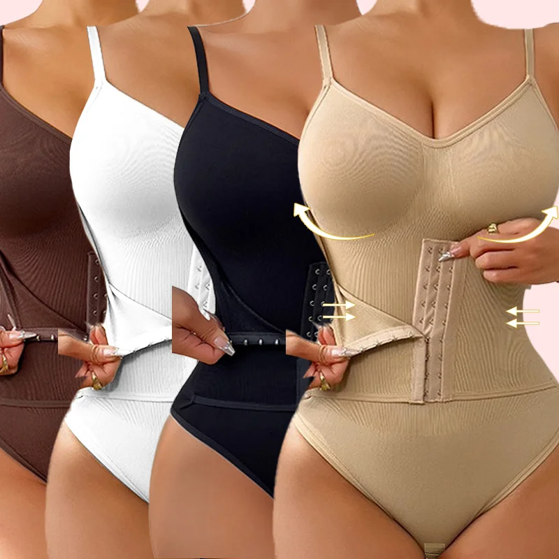 1PC Frauen Neue Feste Bauch-steuer Tanga Body Shapewear Mit Zipper Gürtel Body Shaper Taille Trainer Cincher Korsett tops Image