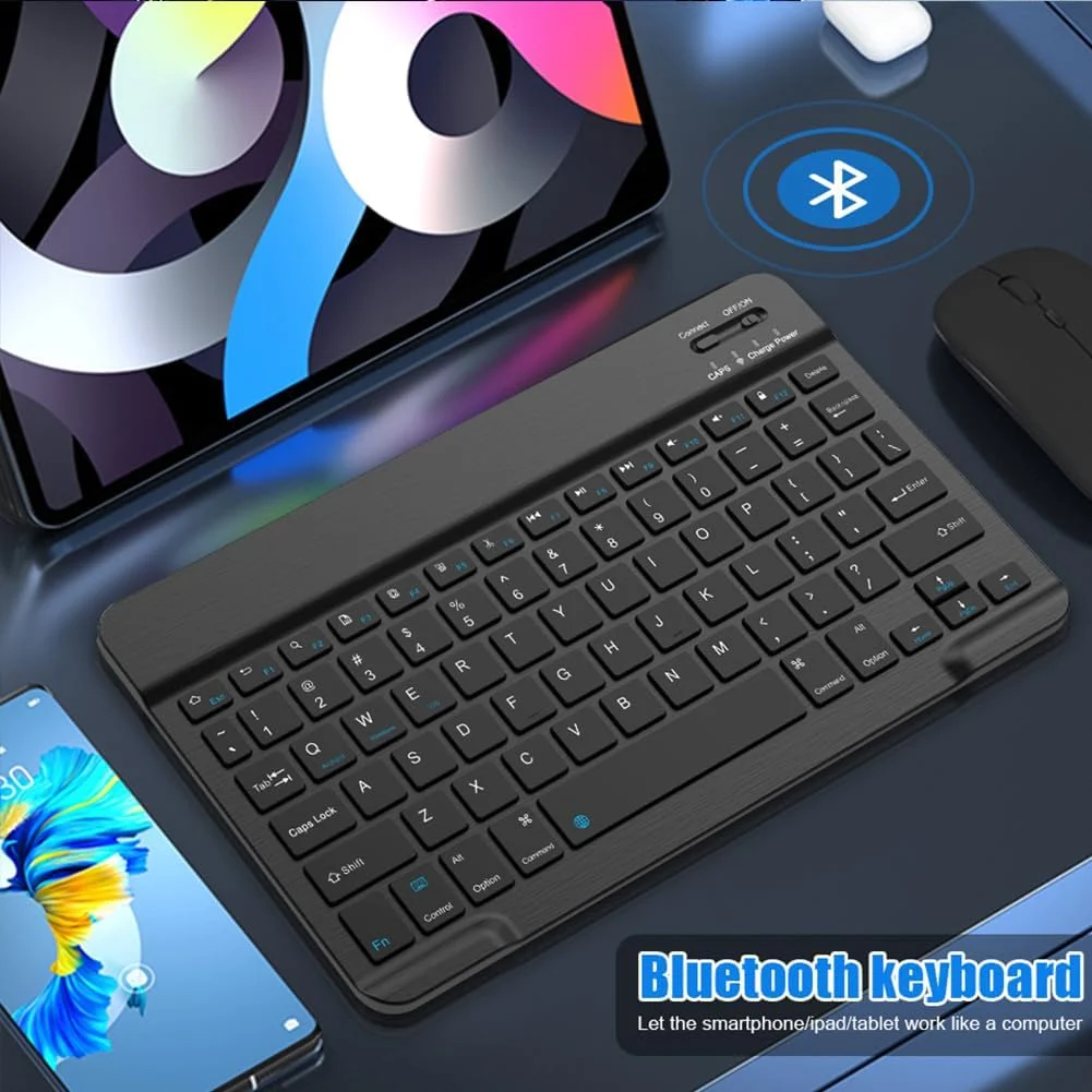 Drahtlose Tastatur Bluetooth Tastatur für Android IOS Windows Mini 78-Tasten Gaming Tastatur PC iPad Samsung Redmi Tablet Tastatur Image