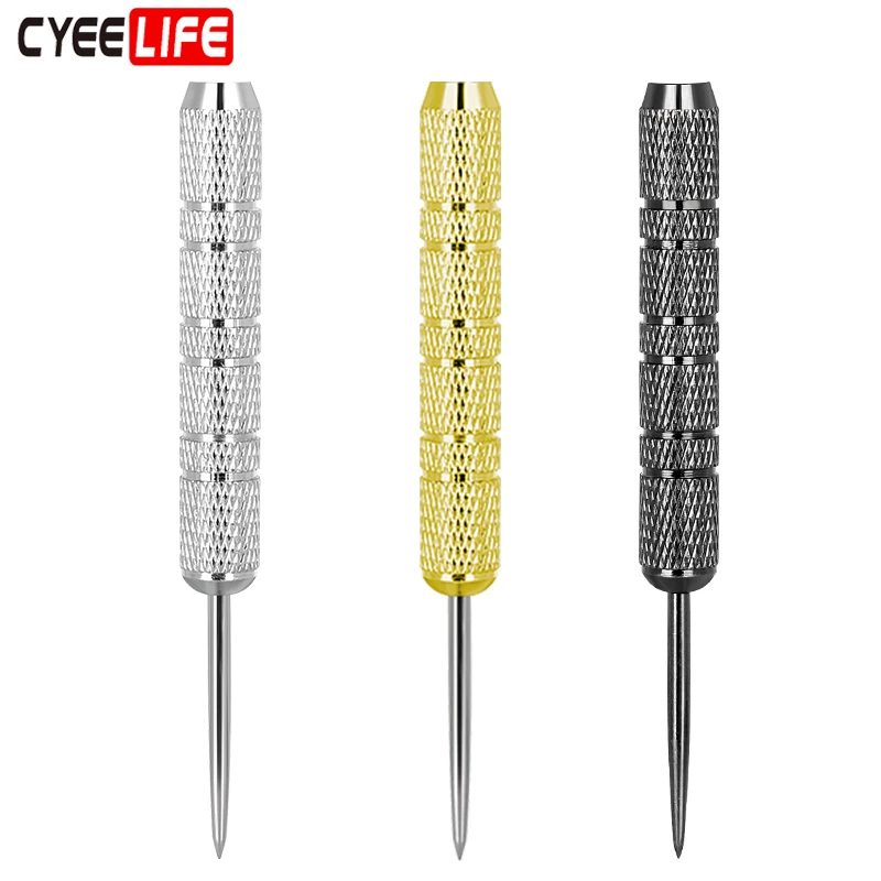 CyeeLife 3Pcs 22g 24gHigh-quality Darts Nadel Standard Dart Zubehör Nickel Überzogene Silber Dart Barrel 4,5mm Gewinde durchmesser Image