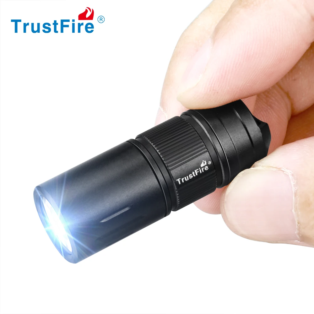 Trustfire Mini2 Mini wiederaufladbare LED-Taschenlampe, 220 Lumen, EDC-Schlüsselanhänger, USB-Mini-Taschenlampe, 2 Modi, Taschenlaterne mit LED-Anzeige Image